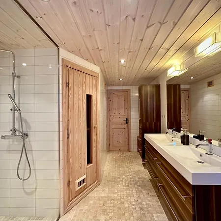 度假居 True Ski-in-out With Sauna & View At Hafjell